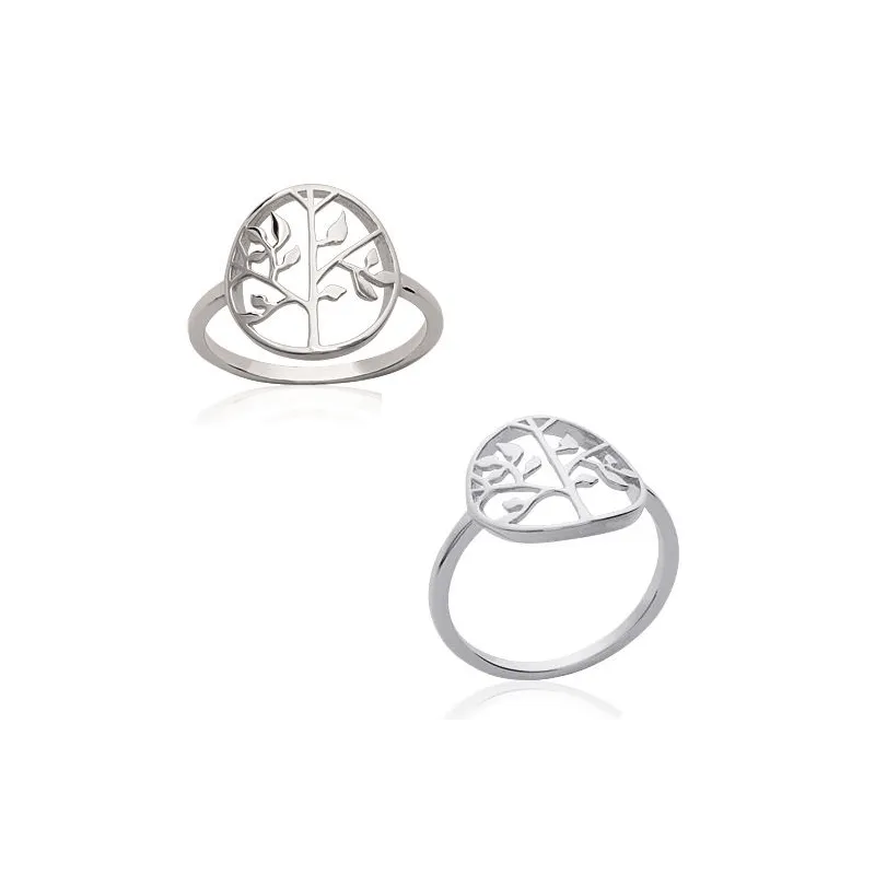 Bague Symbole Arbre de Vie Argent Massif 925/000 Tailles 48 à 68