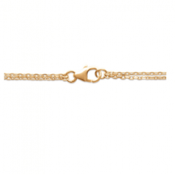 Collier Collection Astre & Lune Plaqué or 18 Carats 750/1000