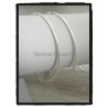 Boucles D'oreilles Créoles 6,5 cm Tressées Argent Massif 925/000