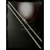 Chaîne 60cm X 2,25mm Maille Forçat Argent Massif 925/000