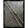 Chaîne 60cm X 2.60mm Maille Forçat Robuste Argent Massif 925/1000
