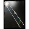 Chaîne Maille Forçat 50cm x 1.60mm En Argent Massif 925/000