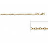 Chaîne Maille Forçat 45 CM X 2,25MM Plaqué or 18 CARATS 750/000