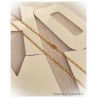 Chaîne Maille Forçat 60 CM X 2,25MM Plaqué or 18 CARATS 750/000