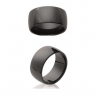 Bague Ronde Épaisse En Céramique NOIR Tailles 50-52-54-56-58-60