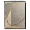 Chaîne Fine Maille Figaro 55cm Plaqué or 18 Carats Bijoux Mixte