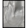 Chaîne De Cou 40cm Maille Singapour Argent Massif 925/000