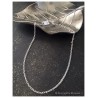 Chaîne 4MM X 70CM Longue Maille Forçat Argent Massif 925