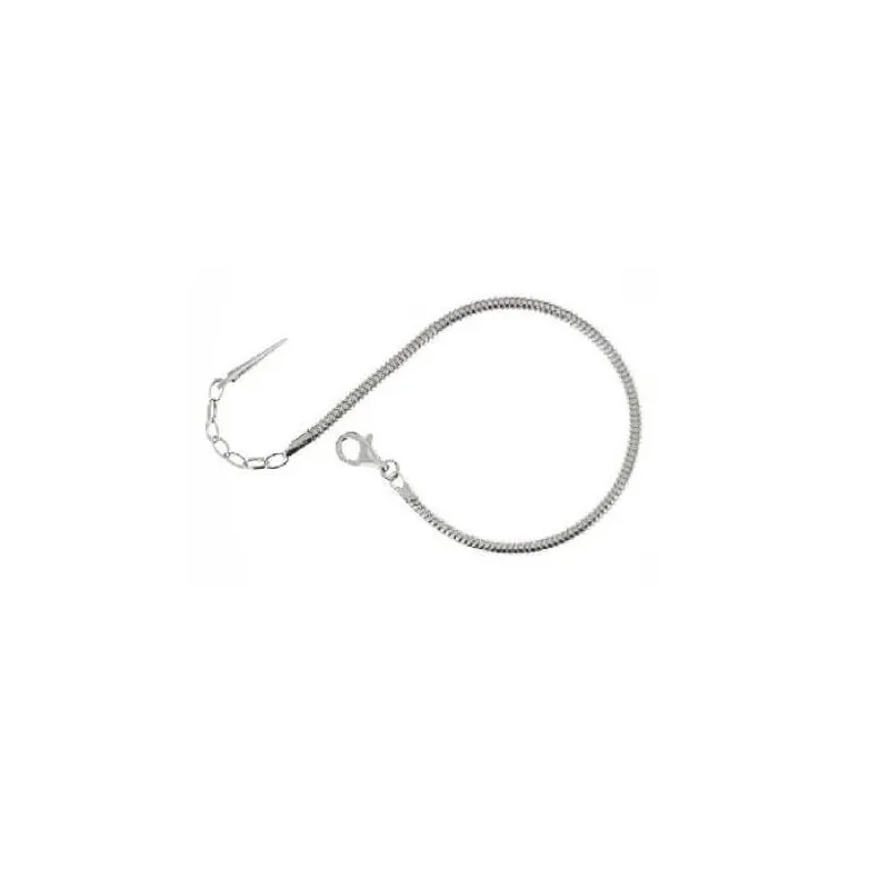 Bracelet Argent 925 Maille Serpent - Jolie Pièce D'occasion à Porter Au Quotidien