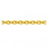 Chaîne maille Forçat ronde 50cm X 1,80mm Or jaune 18 Carats 750/1000
