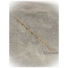 Bracelet Maillons Motifs Ciselés Plaqué or 18 CARATS 750/1000