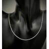 Chaîne Maille corde 60 cm En Argent Massif 925/1000 Poinçonné