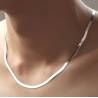 Collier Maille Miroir 42CM Argent Massif 925/1000  Bijoux Femme  Poinçonné