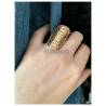 Bague Large Ajourée Arabesques En Plaqué or 18 Carats 750/1000 Bijoux