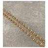 Chaîne Grain de Café Bombés 50 cm x 6 mm En Plaqué Or 18 carats MIXTE