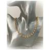 Chaîne Grain de Café Bombés 50 cm x 6 mm En Plaqué Or 18 carats MIXTE