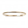 Bracelet  Demi Jonc Rigide  Plaqué Or 18 CARATS  3 Microns  6,2cm Bijoux Femme