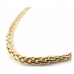 Collier Maille Palmier Plaqué Or 18 carats 45CM X 5MM Bijoux Femme