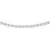 Chaîne maille Jaseron 5,8 mm x 45 cm Argent 925 Rhodié - CPL