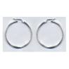 Créoles Torsadées Ciselées 6CM En Argent Massif 925/000