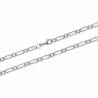 Chaîne 55CM X 3MM Figaro Alternée 1-1 Argent Massif 925/1000