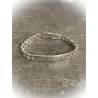 Bracelet HOMME Gravure Identité Gourmette 21 CM X 8MM Argent Massif 925/1000