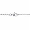 Collier Type Goutte D'eau En Argent Massif 925/1000 Rhodié