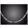 Chaîne Maille Figaro 50 cm x 5MM Argent Massif 925/1000 Bijoux Homme