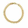 Bracelet Feuilles de Laurier En Plaqué or 18 carats 750/1000