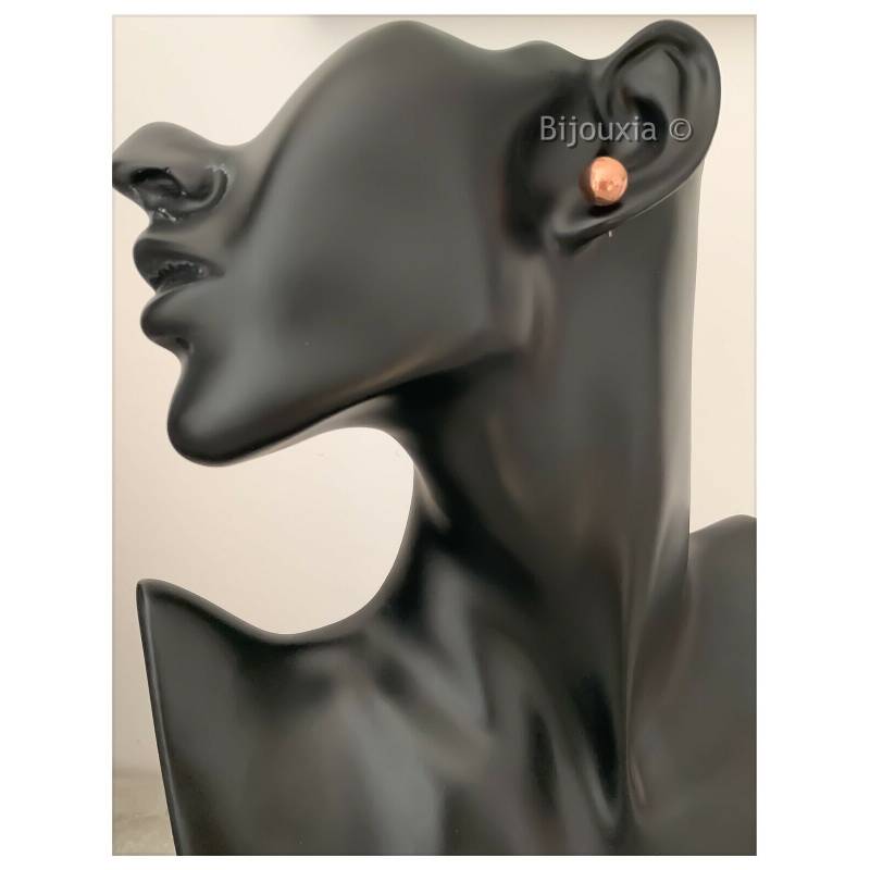 Balaboosté Boucles d'oreilles Set x3 créoles ciselées dorées - argent