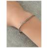 Bracelet Maille Serpent 19CM En Argent Massif Rhodié Idéal Breloque/Charms