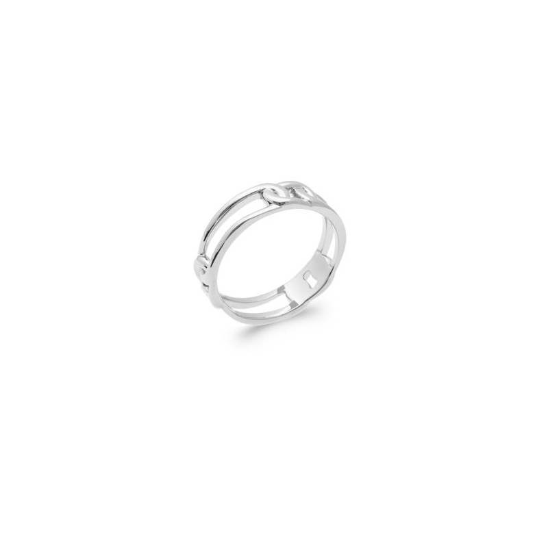 Bague Alliance Lisse En Céramique Blanche – Bijouxia – Taille 60 – Neuve Avec étiquette