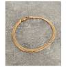 Bracelet Souple Maille Anglaise 21CM En Plaqué or 750/1000 Poinçonné