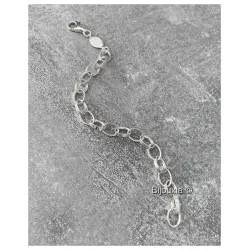 Bracelet Maillons Type Jaseron Ovales 20CM En Argent Massif 925/000