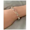 Bracelet Maillons Type Jaseron Ovales 20CM En Argent Massif 925/000
