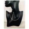 Chaîne 50CM Forçat Maille 2,60 MM Robuste Argent 925 Rhodié