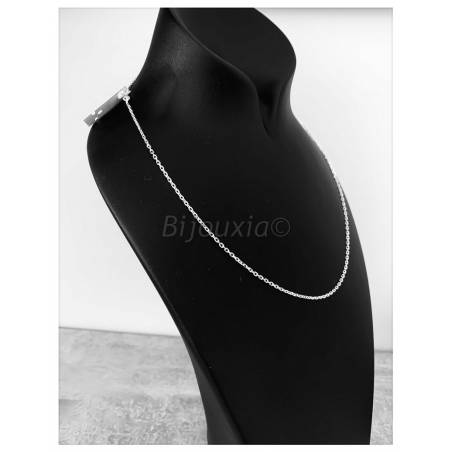 Chaîne Maille Forçat 1,90MM Argent Longueurs Choix 40/45/50/55/60/70/80