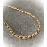 Collier Grosse Maille Palmier 45cm En Plaqué Or 18 carats Bijoux Femme