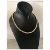 Collier Grosse Maille Palmier 45cm En Plaqué Or 18 carats Bijoux Femme
