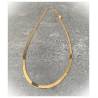 Collier Maille Miroir 45CM En Argent 925/1000 Doré Vermeil