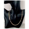 Collier Maille Miroir 45CM En Argent 925/1000 Doré Vermeil