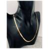 Collier Maille Miroir 45CM En Argent 925/1000 Doré Vermeil