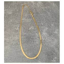 Collier Maille Miroir 45CM En Argent 925/1000 Doré Vermeil