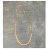 Collier Maille Miroir 45CM En Argent 925/1000 Doré Vermeil
