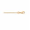 Apprêt extension chaîne forçat 10CM Plaqué or 18 Carats pour collier