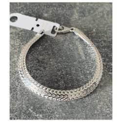Bracelet Maille Américaine 19CM En Argent 925/000 Poinçonné