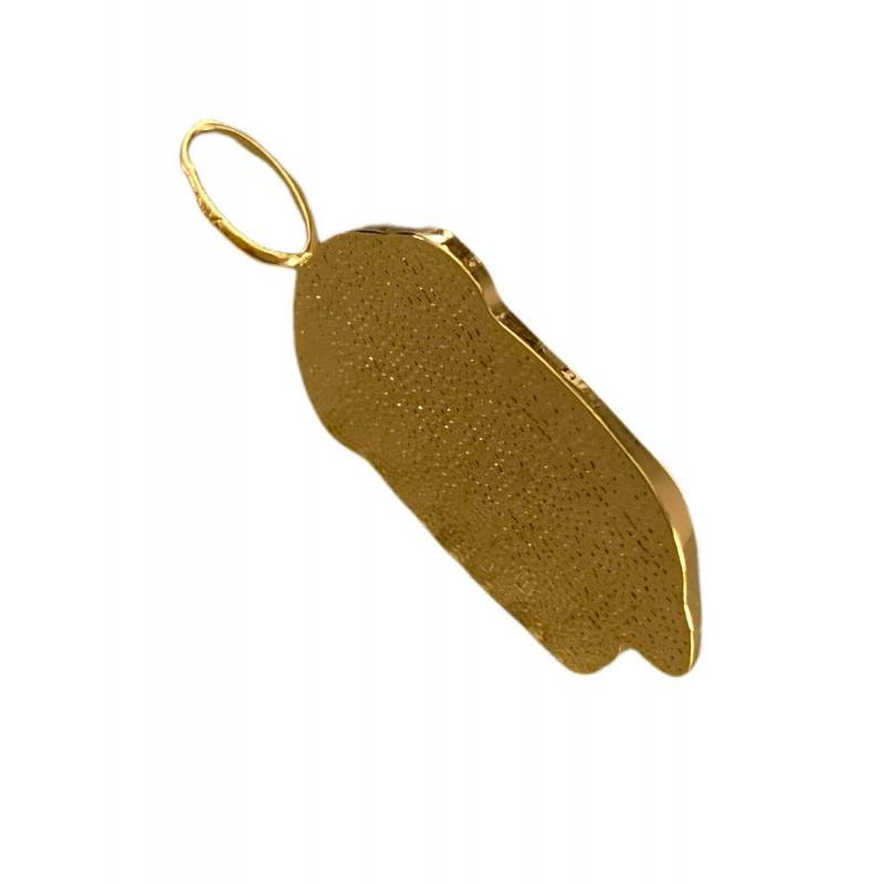 Pendentif Tête De Jésus En Plaqué or 18 CARATS