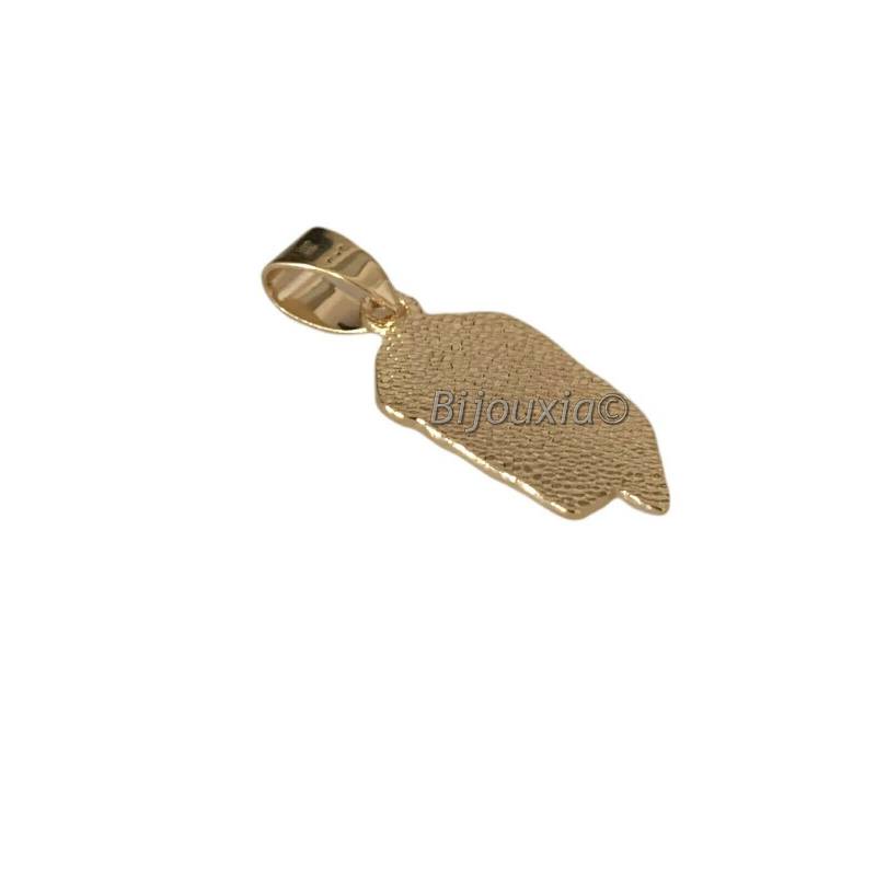 Pendentif Tête De Jésus Plaqué Or 18 Carats - Bijou Neuf Avec étiquettes - Marque Bijouxia