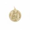 Pendentif Pièce Antique One Penny 1933 En Plaqué or 18 CARATS Bijoux Neuf