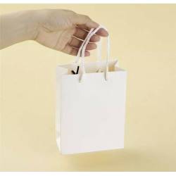 Pochette 20cm X 15cm Sac Papier Noir Mat - Cadeau OFFRIR